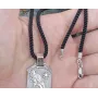 Оберег коловрат с деревом жизни Maxi Silver 8587