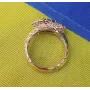 Кольцо уроборос Maxi Silver 8583 SE 17.5