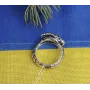 Кольцо уроборос Maxi Silver 8583 SE 18