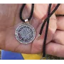 Оберег цветок папоротника Maxi Silver 8564