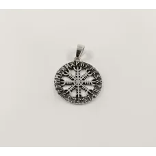 Оберег шлем ужаса Maxi Silver 8157