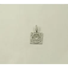 Женский кулон Звезда Давида оберег Maxi Silver 7984