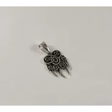 Лапа велеса оберег Maxi Silver 7905
