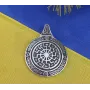 Черное солнце славянский оберег Maxi Silver 7901