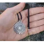 Черное солнце славянский оберег Maxi Silver 7901