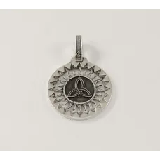 Триглав оберег Maxi Silver 7583