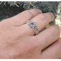 Кольцо звезда Давида Maxi Silver 7274 SE 16