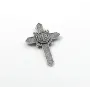Хрест з оберегами Maxi Silver 7156 5x4 см Сріблястий (87156)