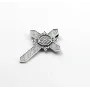 Хрест з оберегами Maxi Silver 7156 5x4 см Сріблястий (87156)