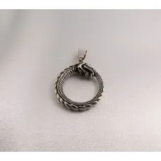 Оберег Уроборос Maxi Silver 5011