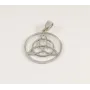 Кулон Оберег Триглав Maxi Silver 2437