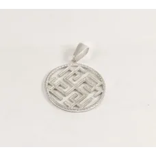Женский кулон двухсторонний оберег Maxi Silver 2432 Сварожич Родимыч 2.5 см