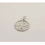 Женский кулон двухсторонний оберег Maxi Silver 2426 Одолень Трава Цветок Папоротника 2.5 см
