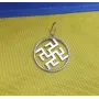 Женский кулон двухсторонний оберег Maxi Silver 2426 Одолень Трава Цветок Папоротника 2.5 см