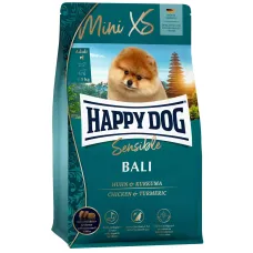 Корм для собак мелких и очень мелких пород до 5 кг Happy Dog мини XS Бали с курицей и куркумой 1,3 кг