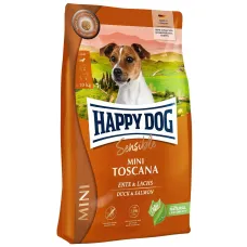 Сухой корм для собак мелких пород Happy Dog Sensible Mini Toscana с уткой и лососем 4 kg Сухой корм для собак мелких пород Happy Dog Sensible Mini Toscana с уткой и лососем 4 kg