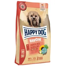 Сухой корм Happy Dog Naturcroq Mini Lachs & Reis для взрослых собак мини пород с лососем и рисом 4 кг