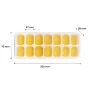 Силіконова форма cumenss AI-814 Cube 14 Yellow для льоду
