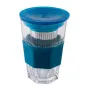 Заварник-стакан с силиконовой защитой и ситечком ZestGlass 415 мл blue DP83527 Pasabahce