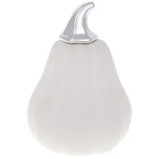 Декоративная фигурка Pumpkin белый глянец с серебром DP87196 BonaDi Декоративная фигурка Pumpkin белый глянец с серебром DP87196 BonaDi