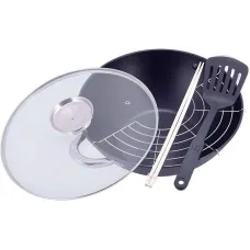 Казан с крышкой 4.5 л антипригарное покрытие DP91149 Kamille