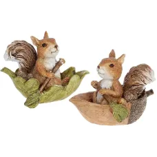 Декоративные фигурки Squirrels 2 шт 15х9х11см DP97726 BonaDi Декоративные фигурки Squirrels 2 шт 15х9х11см DP97726 BonaDi
