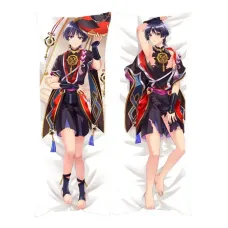Подушка обіймашка дакімакура Син Цю Genshin Impact 120x40см (21253) Bioworld Подушка обіймашка дакімакура Син Цю Genshin Impact 120x40см (21253) Bioworld