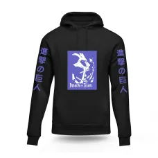 Худи Атака Титанов ATTACK ON TITAN v2 Черная XL (21211) Fruit of the loom