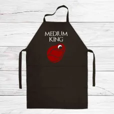 Фартук кухонный с принтом Кавун Medium king Медиум король 68 см Черный