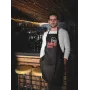Фартух кухонний з принтом Кавун Burger Man 68 см Чорний