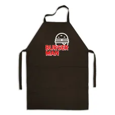 Фартук кухонный с принтом Кавун Burger Man 68 см Черный