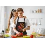 Фартух кухонний з принтом Кавун Кухонний маніяк Kitchen Maniac 68 см Чорний
