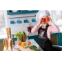 Фартук кухонный с принтом Кавун Мамина помощница 68 см Черный