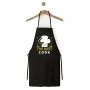 Фартух кухонний з принтом Кавун The Best Cook Кращий кухар 68 см Чорний