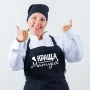 Фартук кухонный с принтом Кавун Лучшая мамочка 68 см Черный