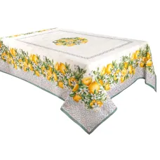 Кухонная скатерть Lefard 140х240 см С цветами и лимонами (AL219126 )