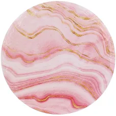 Подставка керамическая для горячей посуды Golden Pink Marble d=16см DP219192 BonaDi