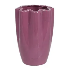 Ваза интерьерная Фиори фарфоровая диаметр 12х17см dark pink DP219227 BonaDi Ваза интерьерная Фиори фарфоровая диаметр 12х17см dark pink DP219227 BonaDi