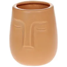 Ваза интерьерная Лицо фарфоровая диаметр 8,6х10см terracotta BonaDi DP219235