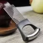 Держатель для нарезки лука томатов и овощей 14х7х9.5см из нержавеющей стали BR219515 A-PLUS
