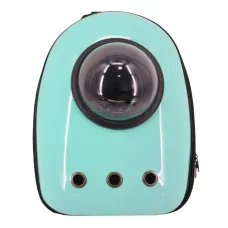 Рюкзак для переноски домашних питомцев CosmoPet CP-11 с иллюминатором Mint (3_03883)