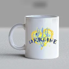 Чашка біла кухоль з принтом Чашка біла кухоль з принтом