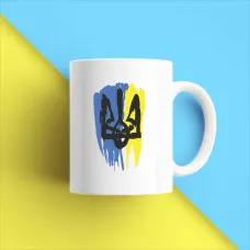 Чашка біла кухоль з принтом Чашка біла кухоль з принтом