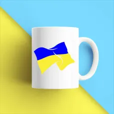 Чашка біла кухоль з принтом Чашка біла кухоль з принтом