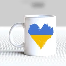 Чашка біла кухоль з принтом Чашка біла кухоль з принтом
