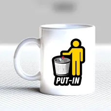 Белая кружка с принтом Белая кружка с принтом