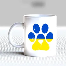 Чашка біла кухоль з принтом Чашка біла кухоль з принтом