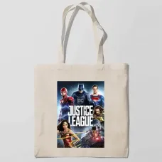 Еко-сумка шоппер з принтом Ліга справедливості - Justice League Кавун Бежевий Еко-сумка шоппер з принтом Ліга справедливості - Justice League Кавун Бежевий