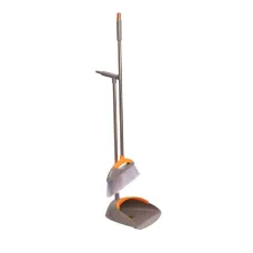 Совок с щеткой для уборки Kornel HY 9301 2 шт Серый