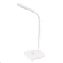 Лампа настольная сенсорный включатель MASTERTOOL 125х100х350 мм COB LED 3 режима USB 3xAA ABS White (94-0815)